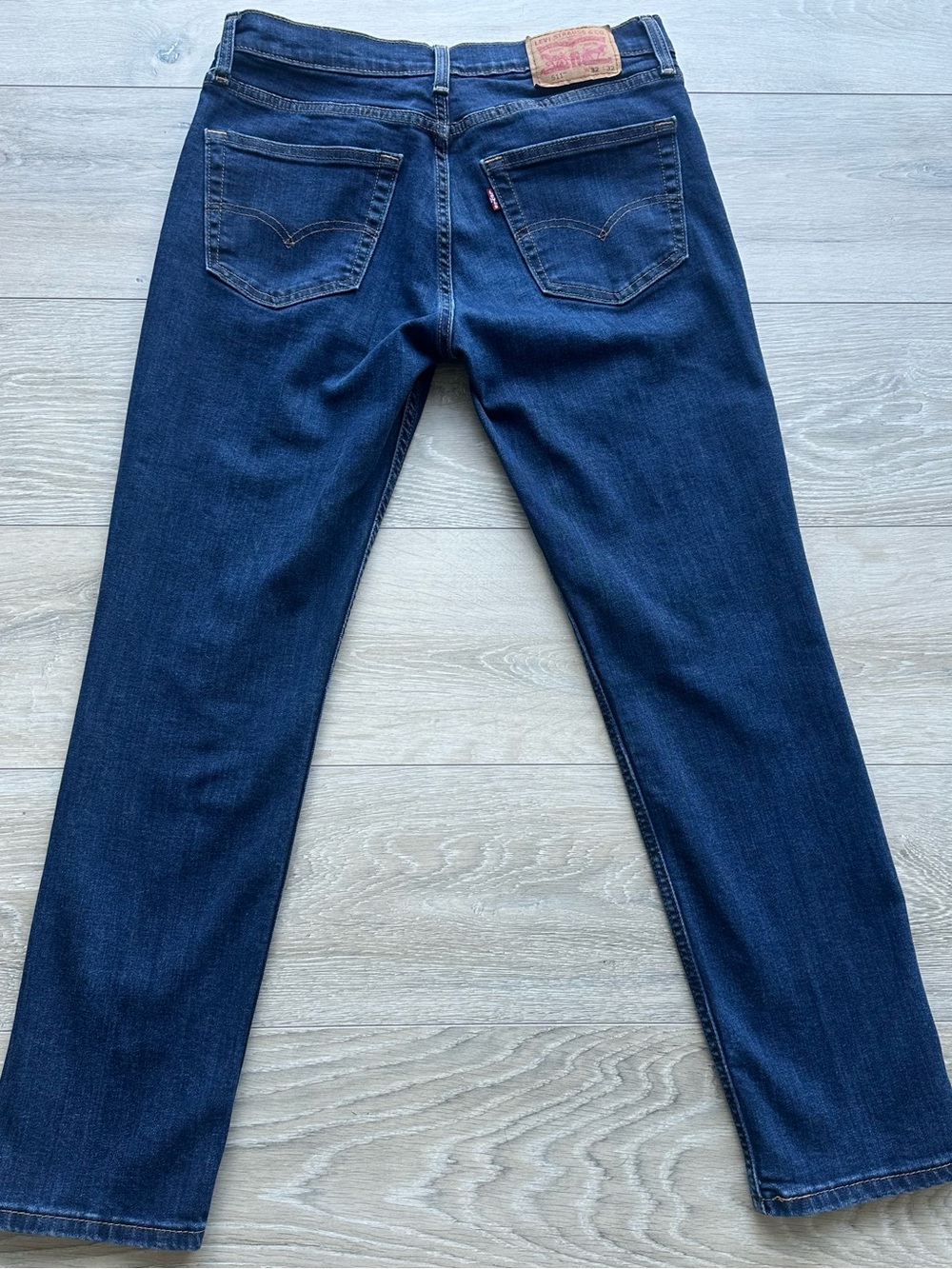 Levi’s 511 Slim Fit Jeans Men’s 32x32 Dark Wash Stretch Denim - Picture 2 of 6